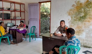 Bhabinkamtibmas-Kecamatan-Rahong-Utara-Gelar-Sosialisasi-Pencegahan-TPPO,-HPR,-dan-Himbauan-Pilkada-damai