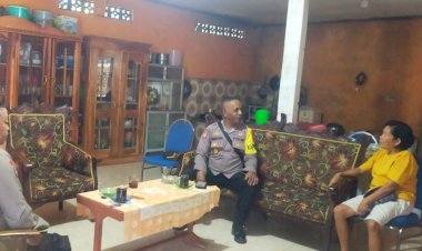 Kapolsek-Cibal-Gelar-Patroli-dan-Sambang,-Sampaikan-Pesan-Kamtibmas-kepada-Warga