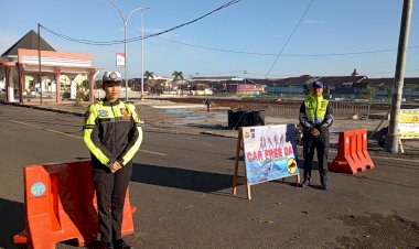 Sat-Lantas-Polres-Manggarai-Lakukan-Rekayasa-Lalu-Lintas-untuk-Car-Free-Day-di-Ruteng