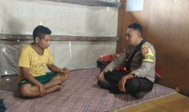 Bhabinkamtibmas-Kec.-Cibal-Barat:-Patroli-dan-Penyuluhan-di-Kampung-Golokoe