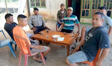 Patroli-dan-Sambang-Bhabinkamtibmas-Pasca-Keributan-Antar-Warga-di-Kampung-Mesir