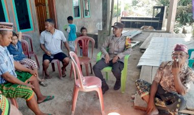 Patroli-dan-Sambang-Bhabinkamtibmas-Kecamatan-Rahong-Utara,-Cegah-TPPO-dan-Himbauan-Pilkada-Damai.