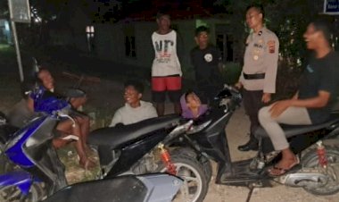 Patroli-Piket-SPKT-Polsek-Reo:-Menciptakan-Situasi-Kamtibmas-yang-Kondusif