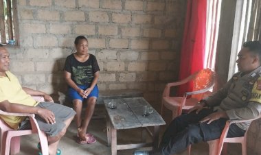 Bhabinkamtibmas-Kecamatan-Cibal-Barat-Patroli-dan-Sambang-warga-Binaan.