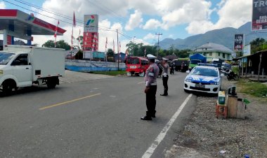 Sat-Lantas-Polres-Manggarai-Gencar-Patroli-KRYD,-Pamturlalin,-dan-Himbauan-Kamseltibcarlantas-di-Kota-Ruteng