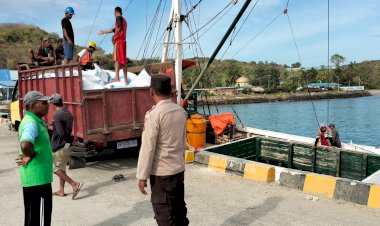 KP3-Laut-Pelabuhan-Reo-Laksanakan-Pengamanan-Aktifitas-Bongkar-Muat