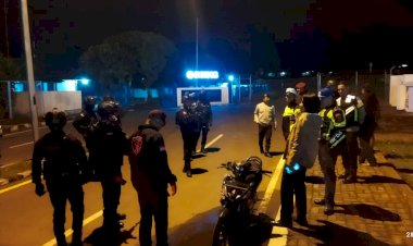 Harkamtibmas-Jelang-Pilkada:-Polres-Manggarai-Bersama-Kompi-2-Yon-B-Pelopor-laksanakan-Patroli-Gabungan