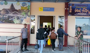 KP3-Udara-:-Pengamanan-Bandara-Frans-Sales-Lega-Ruteng-Berjalan-Lancar