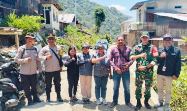 Kapolsek-Cibal-dan-Kasi-Propam,-Pimpin-Pengamanan-Kampanye-di-Wilayah-Hukum-Polsek-Cibal