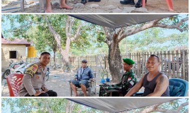 Kegiatan-Patroli-Bhabinkamtibmas-dan-Babinsa-di-Kelurahan-Baru,Kecamatan-Reok.