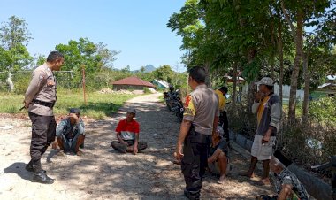 Patroli-Dialogis-Bhabinkamtibmas-di-Kampung-Rejeng,-Desa-Bangka-Lelak:-Sosialisasi-Kamtibmas-Jelang-Pilkada