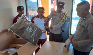 Penerimaan-dan-Pengecekan-Barang-Bhabinkamtibmas-Sat-Binmas-Polres-Manggarai