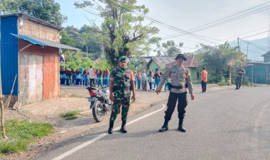 Polsek-Reo-Gelar-Pengamanan-Jalan-Santai-dalam-Rangka-HAB-ke-79-Kementerian-Agama