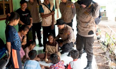 Polri-Kirim-Tim-Pemulihan-Trauma-Korban-Terdampak-Erupsi-Gunung-Lewotobi