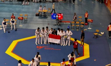 Ikuti-Kejuaraan-Terbuka-Quang-Ninh-Vietnam,-Taekwondo-Garuda-Bhayangkara-Presisi-Polri-Raih-8-Emas