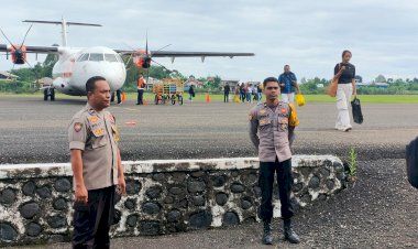 KP3-Udara-Frans-Sales-Lega-Ruteng-Laksanakan-Pengamanan-Penerbangan-Wings-Air-dengan-Lancar