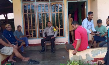 Bhabinkamtibmas-Kecamatan-Ruteng-Lakukan-Patroli-Dialogis-di-Desa-Benteng-Kuwu