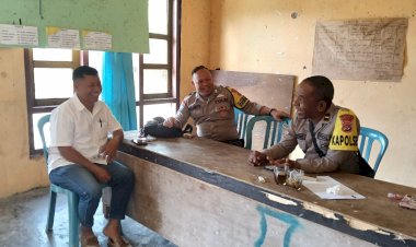 Bhabinkamtibmas-dan-Kapolsek-Cibal-Laksanakan-Patroli-dan-Sambang-di-Kantor-Lurah-Pagal