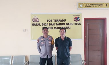 Pengamanan-Pos-Terpadu-Bandara-Frans-Sales-Lega-Ruteng-dalam-Rangka-Ops-Lilin-Turangga-2024-Berjalan-Lancar