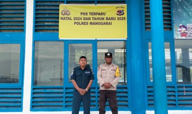 Pengamanan-di-Pos-Terpadu-Pelabuhan-Laut-Reo-dalam-Rangka-Ops-Lilin-Turangga-2024-Berjalan-Lancar