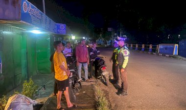 Antisipasi-Balap-Liar-dan-Laka-Lantas,-Satlantas-Polres-Manggarai-Gelar-Patroli-Malam