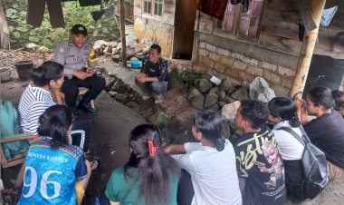 Bhabinkamtibmas-Kecamatan-Langke-Rembong-Laksanakan-Patroli-dan-Sambang,-Sampaikan-Himbauan-Kamtibmas