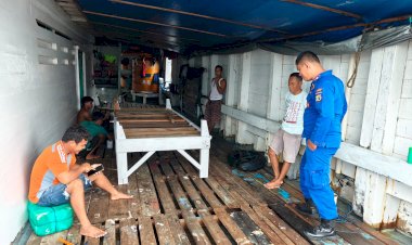 Patroli-dan-Sambang-Sat-Polairud-Polres-Manggarai:-Himbauan-Keselamatan-dan-Pencegahan-TPPO-di-Pelabuhan-Reo