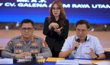 Polri-Bongkar-Tambang-Timah-Ilegal-di-Bekasi,-Kerugian-Negara-Capai-Rp10-Miliar