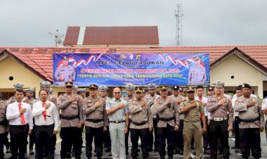 Polres-Manggarai-Melaksanakan-Apel-Gelar-Pasukan-Operasi-Keselamatan-Turangga-2025