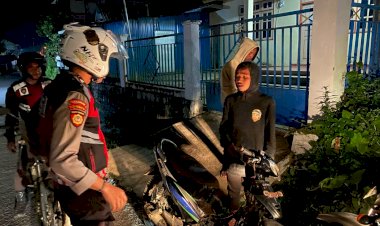 Pastikan-Situasi-Kamtibmas-Kondusif,-Samapta-Polres-Manggarai-Gelar-Patroli-Perintis-Presisi