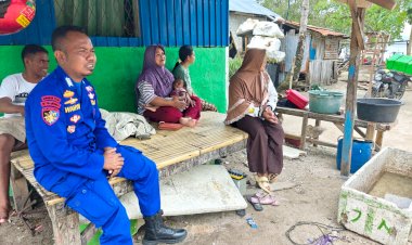 Sat-Polairud-Polres-Manggarai-Laksanakan-Patroli-dan-Sambang-Di-Daerah-Pesisir-Mengenai-Kebersihan-Pantai