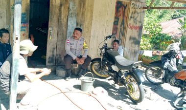 Bhabinkamtibmas-Kecamatan-Cibal-Laksanakan-Patroli-dan-Sambang,-Sampaikan-Himbauan-Kamtibmas