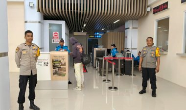 KP3-Udara-Polres-Manggarai-Bandara-Frans-Sales-Lega-Ruteng-Laksanakan-Pengamanan