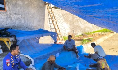 Sat-Polairud-Polres-Manggarai-Laksanakan-Patroli-dan-Sambang-di-Pesisir-Sungai-Wae-Pesi