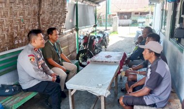 Kapolsek-Reo-Pimpin-Jumat-Curhat,-Polsek-Reo-Respon-Keluhan-Warga