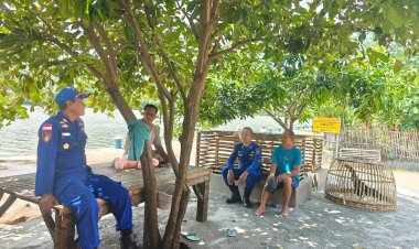 SATPOLAIRUD-POLRES-MANGGARAI-GELAR-PATROLI-DAN-SAMBANG-DI-PESISIR-SUNGAI-WAE-PESI