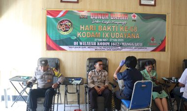 POLRES-MANGGARAI-BERPARTISIPASI-DALAM-BHAKTI-SOSIAL-DONOR-DARAH-PERINGATAN-HARI-BAKTI-KE-68-KODAM-IX/UDAYANA