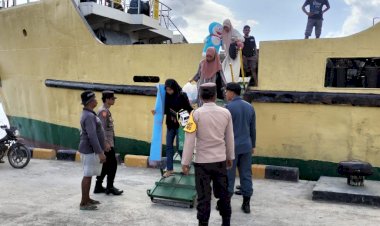 KP3-Laut-:-Pengamanan-Kapal-Penumpang-di-Pelabuhan-Laut-Reo-Berjalan-Lancar
