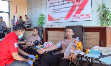 Polres-Manggarai-Gelar-Donor-Darah-Sambut-HUT-Bhayangkara-Ke-79