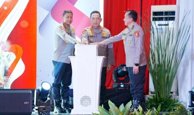 Kapolri-Hadiri-Puncak-Bakti-Kesehatan-Jelang-Hut-ke-79-Bhayangkara,-Diikuti-Ratusan-Ribu-Peserta