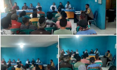 Bhabinkamtibmas-Reok-Barat-Hadiri-Rapat-Penetapan-Penerima-Bantuan-Sanitasi-di-Desa-Sambi