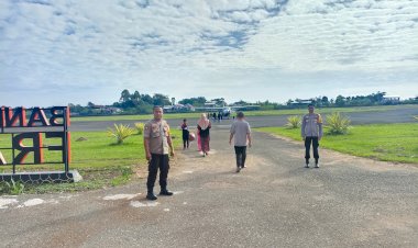 Giat-Pengamanan-Penerbangan-Di-Bandara-Frans-Sales-Lega-Ruteng-Oleh-Anggota-Kp3-Udara