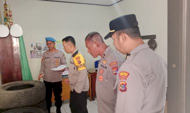 Semarak-HUT-Bhayangkara-ke-79,-Polres-Manggarai-Gelar-Lomba-Kebersihan-Mako