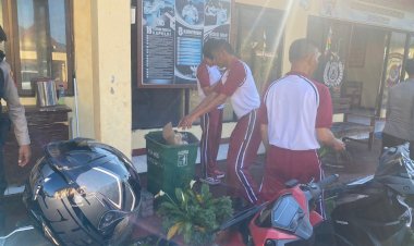 Polres-Manggarai-Gelar-Kegiatan-Jumat-Bersih