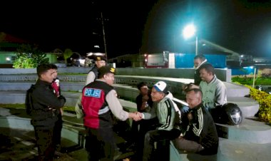 Satuan-Samapta-Gelar-Patroli-Perintis-Presisi-Malam-Minggu,-Jaga-Kamtibmas-di-Kota-Ruteng