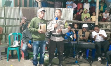 Bhabinkamtibmas-Rahong-Utara-Berikan-Himbauan-Dalam-Acara-Pengumpulan-Dana