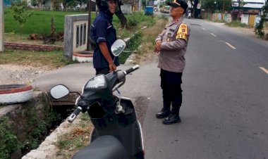 Gelar-Penertiban-Kendaraan,-Polsek-Reo-Edukasi-Pengendara-Tertib-Berlalu-Lintas