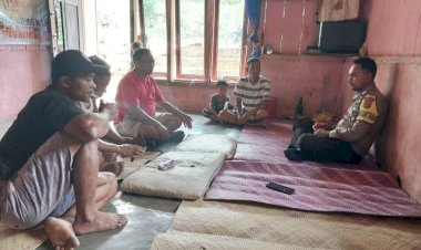 Bhabinkamtibmas-Sambangi-Warga,-Himbau-Kamtibmas-dan-Dengarkan-Keluhan