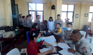 Polres-Manggarai-Gelar-Rikkes-Berkala:-Jaga-Kesehatan,-Tingkatkan-Profesionalisme