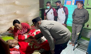 Kapolres-Manggarai-Kunjungi-Personel-Yang-Sakit,-Tunjukkan-Kepedulian-Dan-Solidaritas